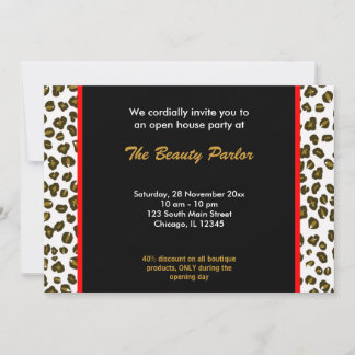 Open House Boutique Celebration Invitation