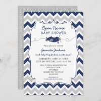Open House Boy Baby Shower Invitation