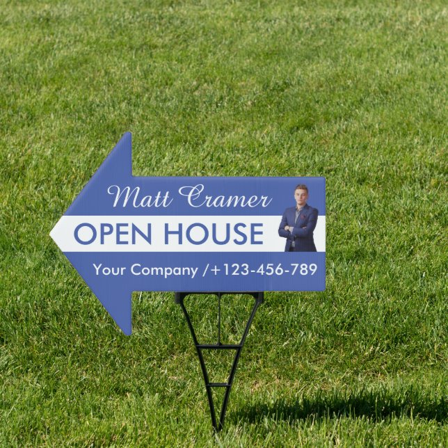 Open House Business Photo Real Estate Signage (Insitu)