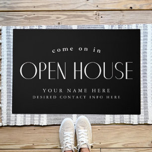 Open House Door Mat for Real Estate Agents
