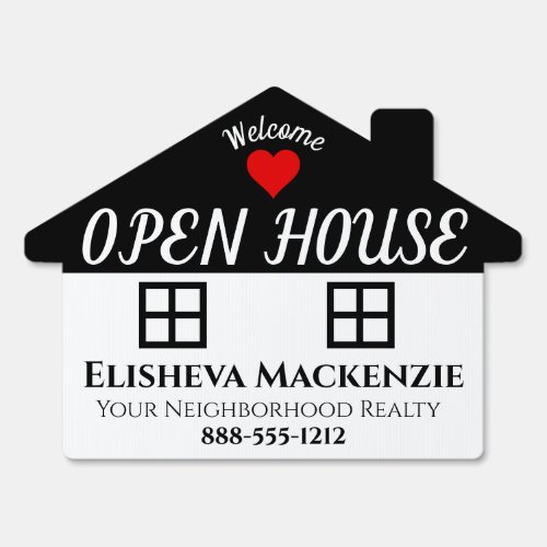 Open House Front Door Realty Real Estate Agent Sign