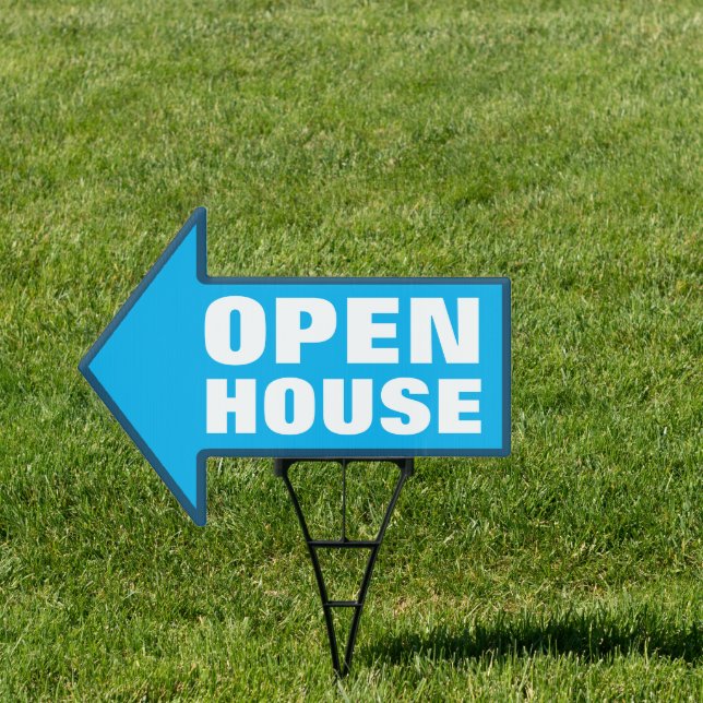OPEN HOUSE GARDEN SIGN (Insitu)