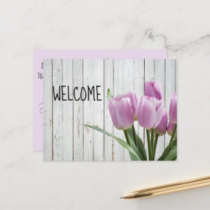 Open House Hostess Shower Welcome Sales Party Announcement Postcard