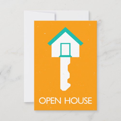 open house housekey custom invite