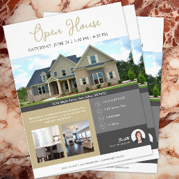 Open House Information Real Estate  Flyer