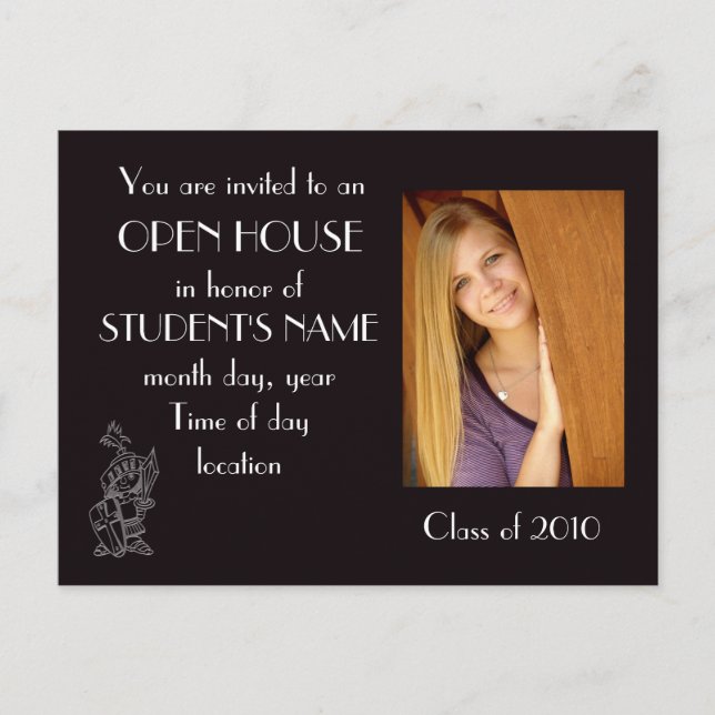 open house invitation postcard (Front)