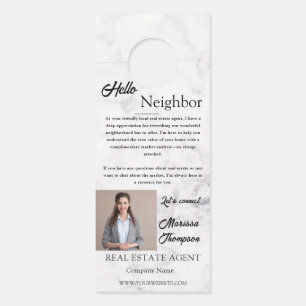 Open House Invitation Real Estate Farming Door Han Hanger
