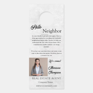 Open House Invitation Real Estate Farming Door Han Hanger