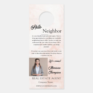 Open House Invitation Real Estate Farming Door Han Hanger