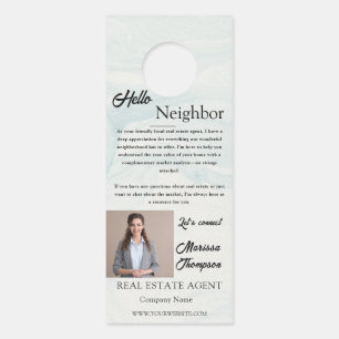 Open House Invitation Real Estate Farming Door Han Hanger