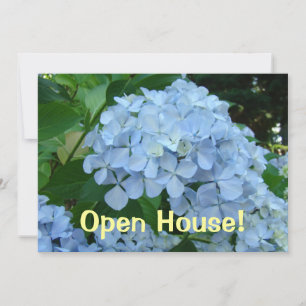Open House! invitations School Events Hydrangeas