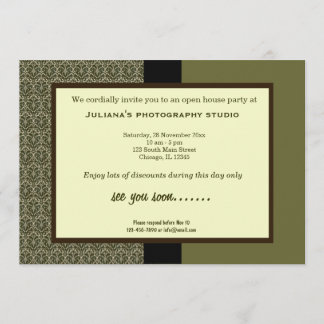 Open House New Business Invitation