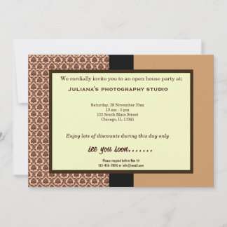 Open House New Business Invitation