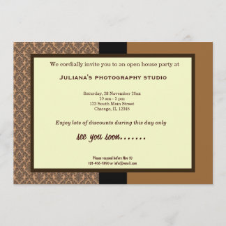 Open House New Business Invitation