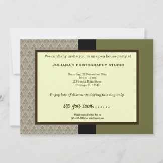 Open House New Business Invitation