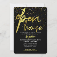 Open House Party Black Gold