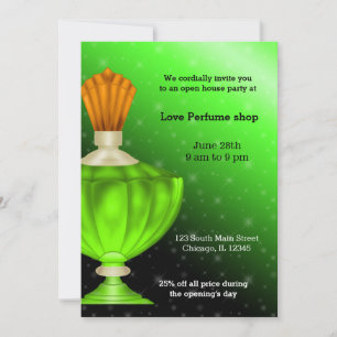Open House Perfume store Invitation
