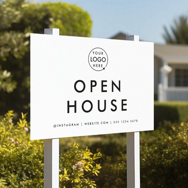 Open House Real Estate Agency Realtor Yard Sign (Creator Uploaded)