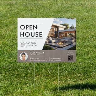 Open House Real Estate Broker Realtor Sign
