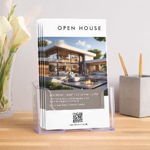 Open House Real Estate Broker Tri-Fold Brochure