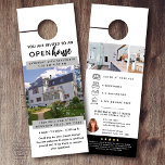 Open House Real Estate Marketing  Door Hanger<br><div class="desc">🏠 Real Estate Open House Door Hanger Tag • Neighborhood Flyer • Modern Real Estate Farming Tools 🏠 Are you ready to take your marketing efforts to the next level? We take the time and stress out of making your own marketing materials with our professionally designed and easy-to-edit templates. Simply...</div>