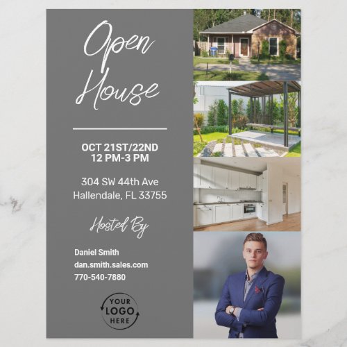 Open House  Real Estate Marketing Flyer