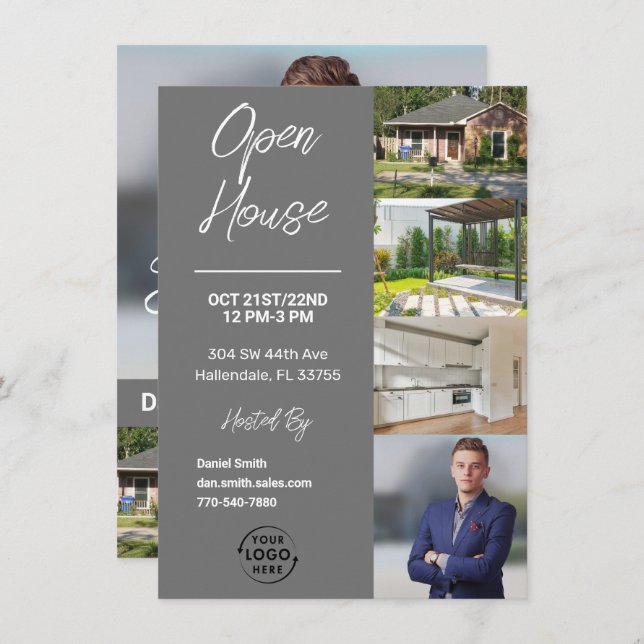 Open House | Real Estate Marketing Flyer Invitation (Front/Back)