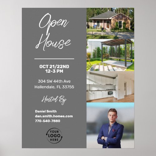 Open House  Real Estate Marketing Poster
