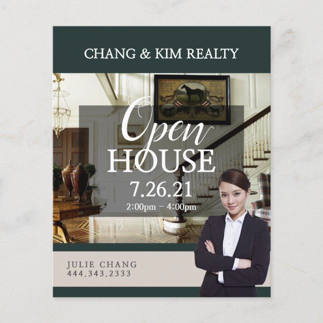 Open House Real Estate Realtor Flyer (Front)
