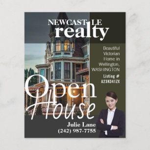 Open House Real Estate Realtor Flyer 