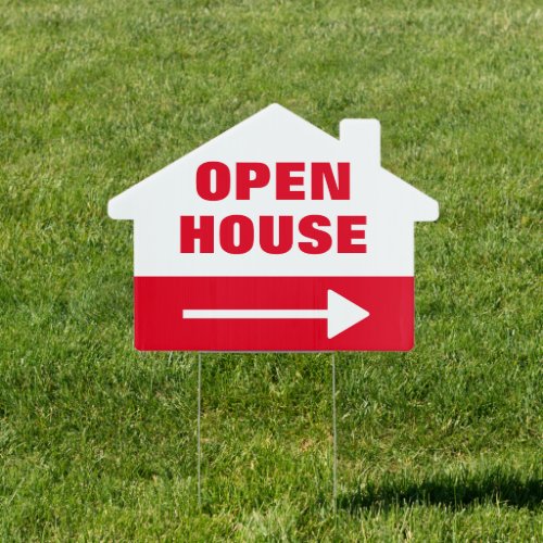 Open House Real Estate Sign