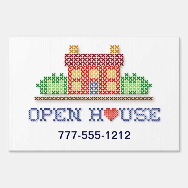 Open House Sign (Back)
