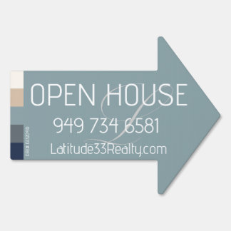 Open House sign L33 real estate NB