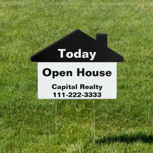 Open House Today Real Estate Template Sign