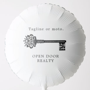 Open House Vintage Key Realtor Balloon