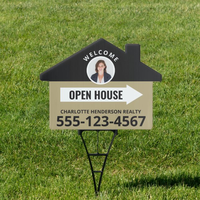 Open House Welcome Sign (Insitu)