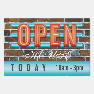 OPEN HOUSE YARD SIGN
