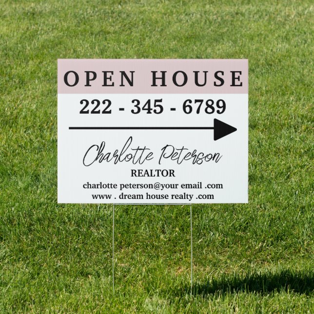 Open House Yard Sign (Insitu)