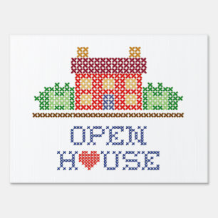 Open House Yard Sign