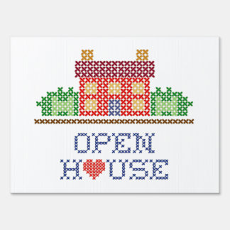 Open House Yard Sign