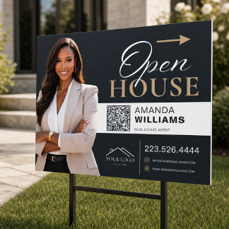 Open House Yard Sign | Realtor Photo Branding