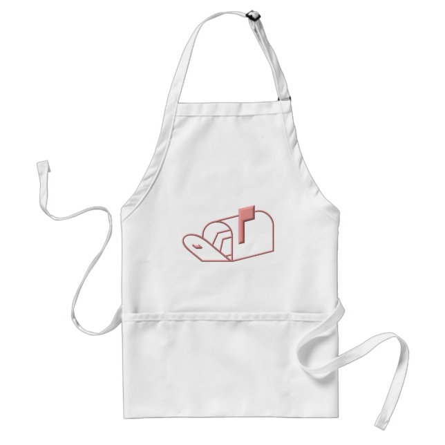 Open Mailbox Adult Apron (Front)