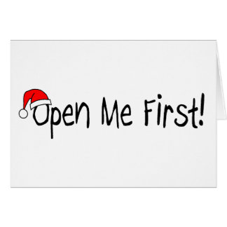 Open Me First Gifts on Zazzle