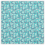 Open Mid-Century Modern Rectangles Fabric