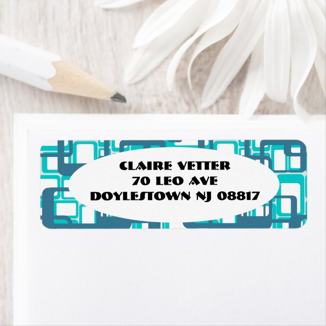 Open Mid-Century Modern Rectangles Label (Insitu)