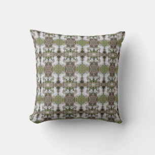 Open Milkweed Pods   Seeds with Silk   Mirror Throw Pillow