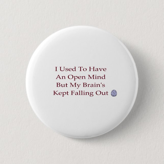 Open Mind Button (Front)