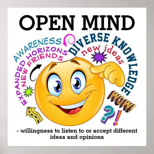 OPEN MIND - Vocabulary  Poster (Front)