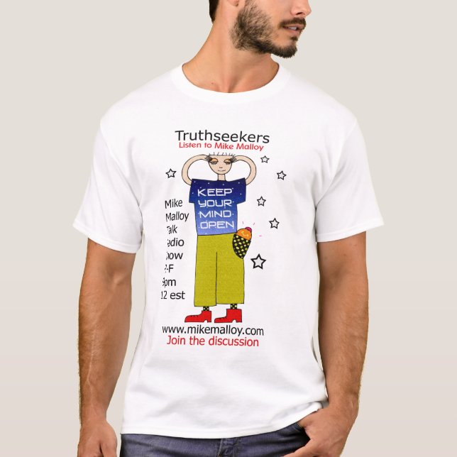 OPEN MINDED TRUTHSEEKER TSHIRT (Front)