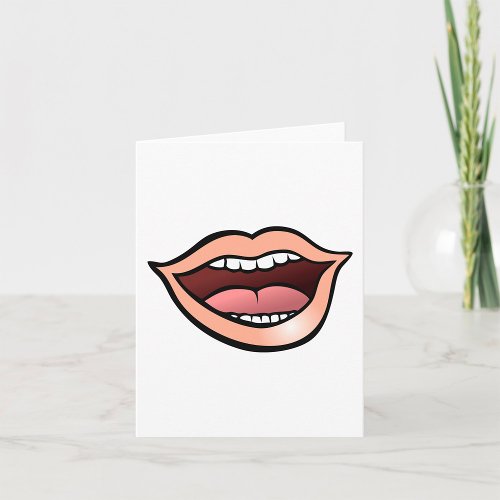 Open Mouth Card